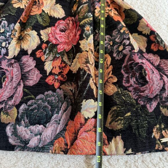 Rinascimento Floral Tapestry Fit And Flare Mini Dress Made In Italy S Holiday - Picture 10 of 11